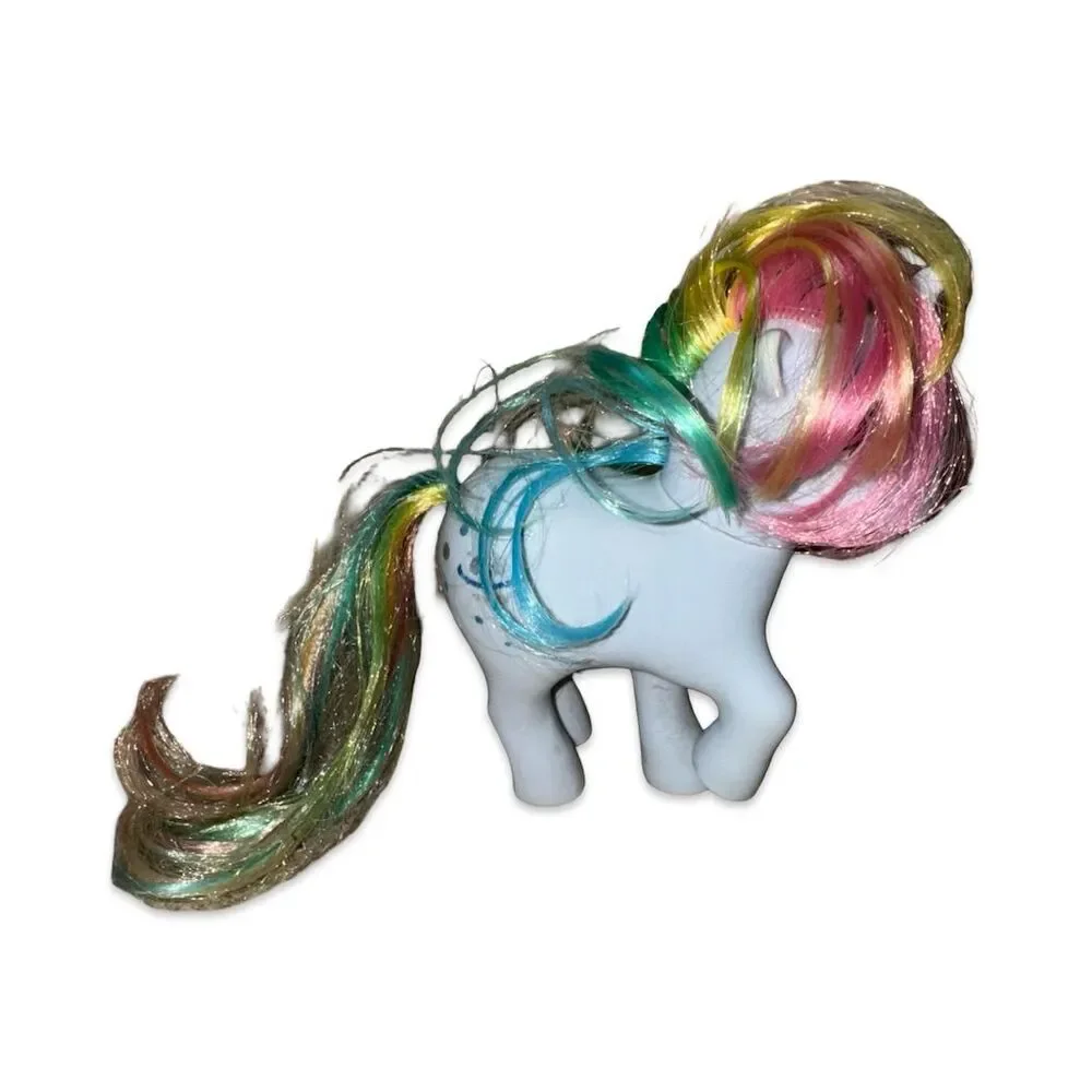 Vintage 1983 My Little Pony G1 Moonstone Rainbow Unicorn Figure